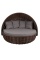 Диван-кровать Nestbed с откидным верхом д/ш/в/ 180х180х105см коричневый