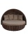 Диван-кровать Nestbed с откидным верхом д/ш/в/ 180х180х105см коричневый