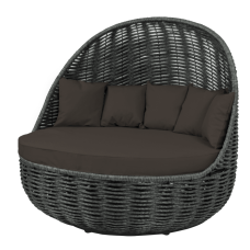 Диван Grand Nest д/в/ш/ 144х130х136см черный