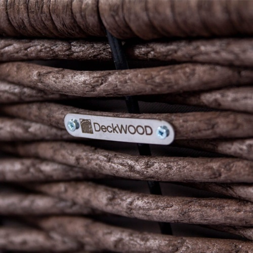 Плетеный комплект Nova DeckWOOD с трехместным диваном