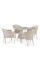 Комплект плетеной мебели T705ANT/Y350-W85 4Pcs Latte