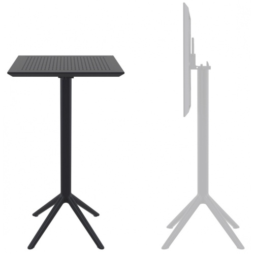 Стол пластиковый барный складной Siesta Contract Sky Folding Bar Table 60