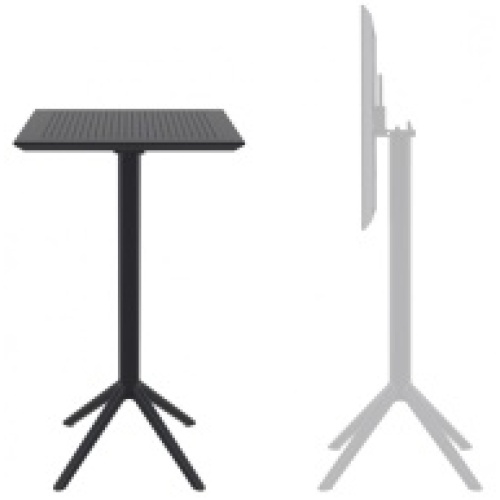 Стол пластиковый барный складной Siesta Contract Sky Folding Bar Table 60
