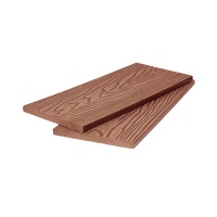 Универсальная доска подступенок/заборная WOOD BRUSHING двухсторонняя 11*140*2900 мм 3D+3D, за м.пог., Красный