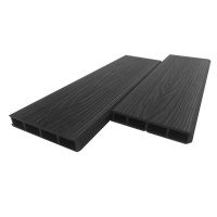 Заборная доска AIWOODek 150х25мм шип/паз (текстура 3D+3D), м.пог, Антрацит