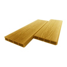 Заборная доска AIWOODek 150х25мм шип/паз (текстура 3D+3D), м.пог, Орех