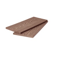 Универсальная доска подступенок/заборная WOOD BRUSHING двухсторонняя 11*140*2900 мм 3D+3D, за м.пог., Светло-коричневый