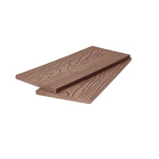 Универсальная доска подступенок/заборная WOOD BRUSHING двухсторонняя 11*140*2900 мм 3D+3D, за м.пог., Светло-коричневый