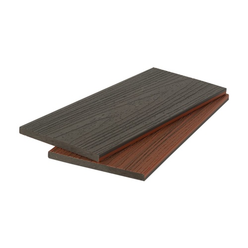 Универсальная доска заборная/подступенок двухсторонняя co-extrusion 11*140*2900мм 3D текстура дерева PREMIUM (2 стороны/2 цвета), м.пог, суар+темно серый