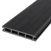 Террасная доска двухсторонняя антрацит TalverWood 3D 150*25мм (3 м) вельвет, м.пог