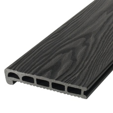 Ступень узкая (полуступень) 150*25*3000мм, м.пог, Антрацит