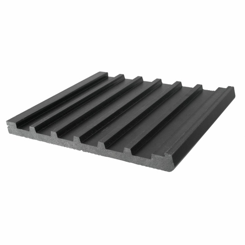 Ступень полнотелая 3D 320*25*4000мм брашированная, м.пог, Антрацит