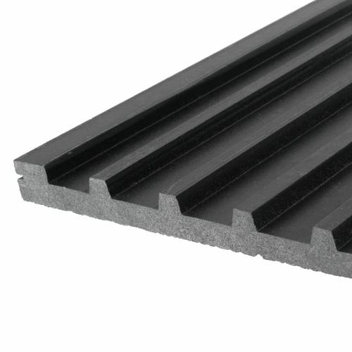 Ступень полнотелая 3D 320*25*4000мм брашированная, м.пог, Антрацит