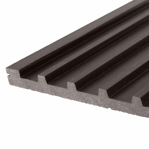 Ступень полнотелая 3D 320*25*4000мм брашированная, м.пог, Венге