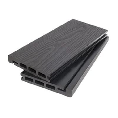 Доска для обрамления/полуступень ДПК 3D WOOD BRUSHING SINGARAJA 20х140х3200/4000/5800мм, за м.пог, Чёрный, 3.2 м