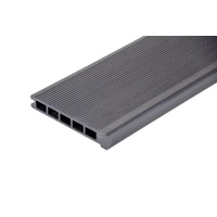 Ступень вельвет AISTONE из МПК 180*25*4000мм брашированная, за м.пог, Антрацит