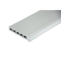 Ступень вельвет AISTONE из МПК 180*25*4000мм брашированная, за м.пог, Жемчужный