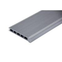 Ступень вельвет AISTONE из МПК 180*25*4000мм брашированная, за м.пог, Серый