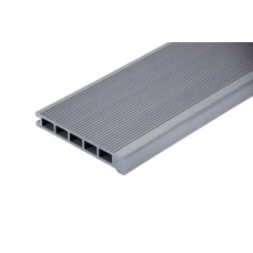 Ступень вельвет AISTONE из МПК 180*25*4000мм брашированная, за м.пог, Серый