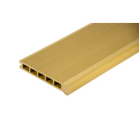 Ступень вельвет AISTONE из МПК 180*25*4000мм брашированная, за м.пог, Песочный