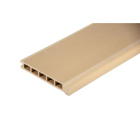 Ступень вельвет AISTONE из МПК 180*25*4000мм брашированная, за м.пог, Бежевый