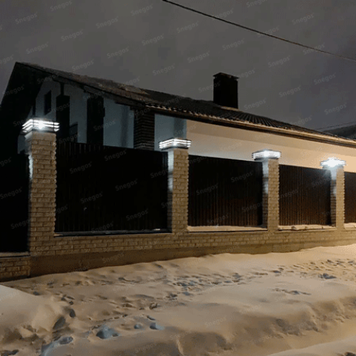 Колпак на столб забора ХАЙТЕК Light (под установку декоративной подсветки)